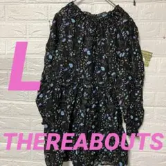 THEREABOUTS 花柄長袖チュニック 【L】
