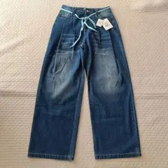 napinna maison デニムパンツ ワイドレッグ L