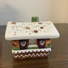 ビレロイ&ボッホ　クリスマス　ジンジャーブレッドハウス　置物　キャンドルホルダー
