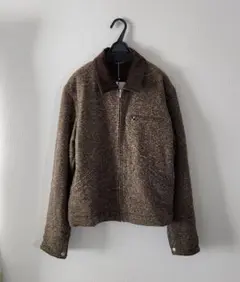 AURALEE HOMESPUN TWEED ZIP BLOUSON 25AW