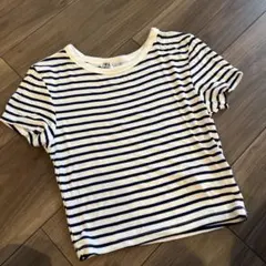 ZARA ストライプ Tシャツ Sのサムネイル