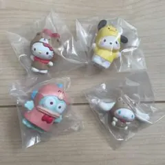 おともだちきぐるみフィギュア ハローキティ ポチャッコ ハンギョドン シナモン