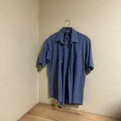 stafford スタッフォード ブルー シャツ 半袖 L～XL