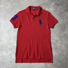 ラルフローレン ビッグポニー 半袖ポロシャツ 赤 国旗 swag - メルカリ