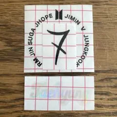 BTS アミボム　ステッカー　シール　テテ　テヒョン　3枚セット