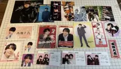 西畑大吾　なにわ男子　切り抜き　厚紙　トレカ　ジャケットセット