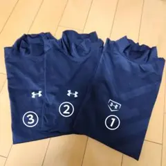 Under Armour アンダーシャツ ネイビー LG　3枚セット