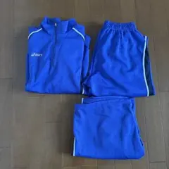 asics ジャージ上下セット ハーフパンツ付き　M
