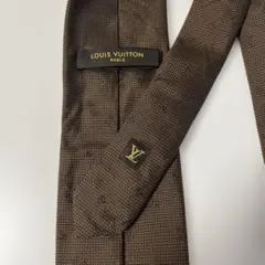 LOUIS VUITTON ルイヴィトン ネクタイ ダークブラウン 焦茶