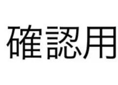 確認用①