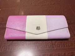 Luria 4℃ 長財布 ピンク系 バイカラー