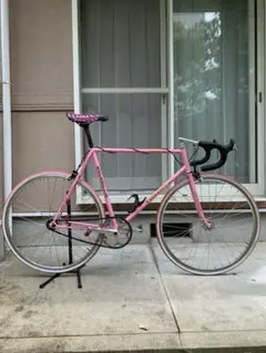 ま*ん様 MAKINO ピスト フレーム NJS ピンク 紫 マキノ 競輪 ま*ん様 MAKINO ピスト フレーム NJS ピンク 紫 マキノ 競輪