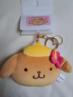 サンリオ　日焼け　ポムポムプリン　マスコットキーホルダー