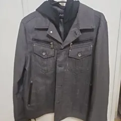 【美品】Sun Dogs Wear フェイクレイヤード フード付きジャケット M