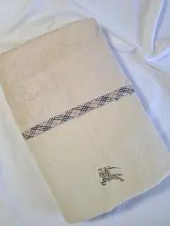 BURBERRY ベージュ チェック柄 毛布 ブランケット