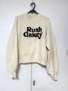 時間特別タイムセール！INGNI Rush Gaiety ロゴニットセーター