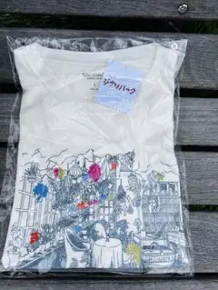 ジブリパーク限定　新品　オキノ邸　刺繍 Tシャツ　L ジブリパーク 限定 魔女の谷 オキノ邸 刺繍 Tシャツ M 新品タグ付