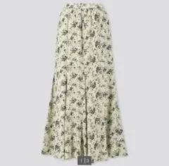 ★新品同様★UNIQLO プリントマーメイドロングスカート