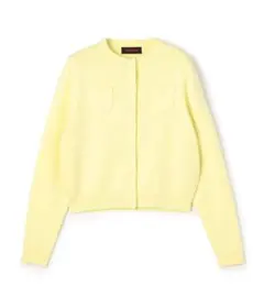 CABaN クルーネックカーディガン ライトイエロー 新品未使用タグ付き