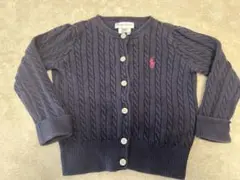 Ralph Lauren★ネイビー カーディガン 18M