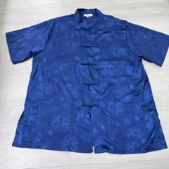 刺繍入り チャイナシャツ