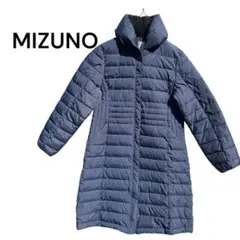 MIZUNO ミズノ ブレスサーモ ダウンコート ロング丈 ネイビー XL