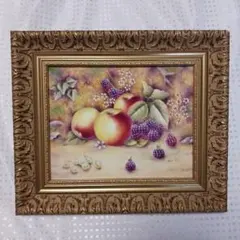 油絵 菅家令子 絵 絵画インテリア 額付(黒) uF6-030114 かぼちゃ 油絵 菅家令子 絵 絵画インテリア 額付(白) uF6-030114 かぼちゃ