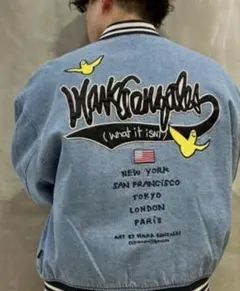 Mark Gonzales デニムジャケット Lサイズ