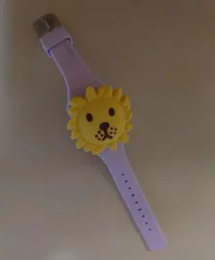 miffyガチャ＊マスコットウォッチ＊ライオン col.薄いパープル＊未使用品