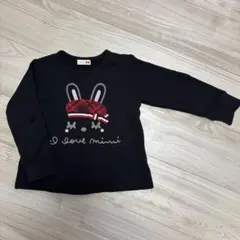 KP ニットプランナー　100cm 黒　裏毛トレーナー