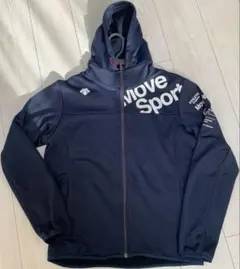 Move Sport フード付きウォームアップウェア ネイビー