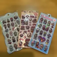 BONBON DROP風 ホログラムシールセット3枚