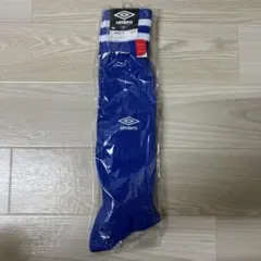 umbro 青 サッカーソックス