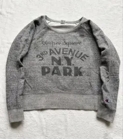 Champion グレー クルーネック トレーナー／スウェット