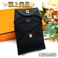 ‼️‼️‼️早い者勝ち‼️‼️‼️HERMES  バスティア  コインケース  ◻︎K刻印　黒 HERMES エルメス コインケース バスティア 黒 (ブラック