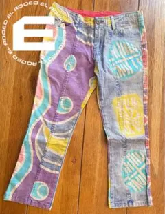 希少！EL RODEO エルロデオ カラフル クロップドパンツ 00s Y2K