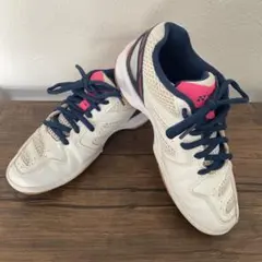 YONEX （ヨネックス） バドミントンシューズ ホワイト×ピンク×ネイビー