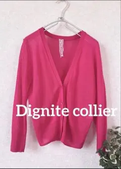 美品☆Dignite collier シアーカーディガン ゴールドボタン　フリーのサムネイル