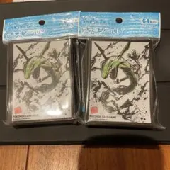 デッキシールド レックウザ 墨絵列伝　64枚2セット