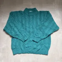 Carriage Court ケーブルニット アクリル セーター レトロのサムネイル