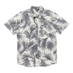 USA 古着 VOLCOM ボルコム コットン アロハシャツ ヤシの木のサムネイル