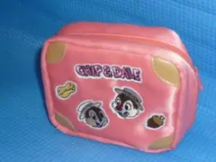 A★未使用・非売品★HAPPYくじ×ディズニー　チップ&デール トラベルポーチ