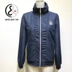 ⭐︎美品⭐︎and per se ナイロンブルゾン　レディースゴルフウェア　サイズM