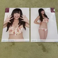 ❁⃘即購入⭕️ 木下百花 生写真 B.L.T SKYBLUE 水着 セミ NMB48