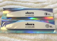 【未使用】ohora プロ ウォッシャブルネイルファイル 2種セットのサムネイル