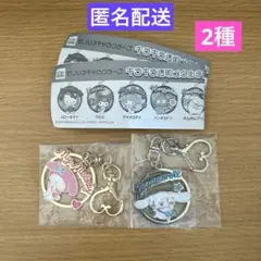 ☆匿名配送☆ 2種 サンリオキャラクターズ キラキラ透明メタルチャーム