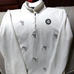 and per se 刺繍シャツ Lサイズ ホワイト