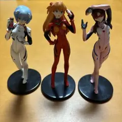 エヴァンゲリオン×UCCコーヒー　レイ・アスカ・マリ　フィギュア　３体セット