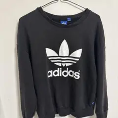 adidas 黒 スウェット L
