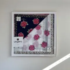 【新品未使用２枚組】エマニュエルウンガロ　ハンカチ２枚　花柄　バラ　Ungaro